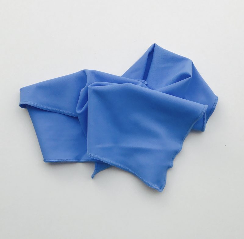 Pañoleta licra azul