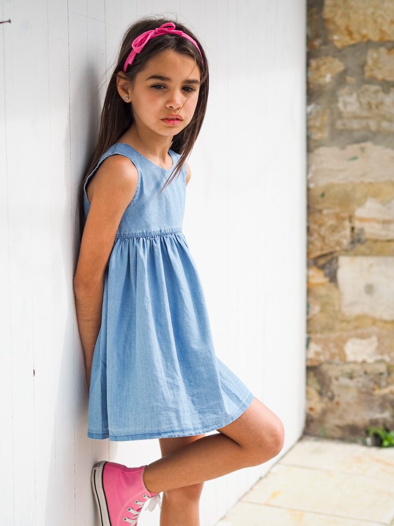 Vestido denim fresh