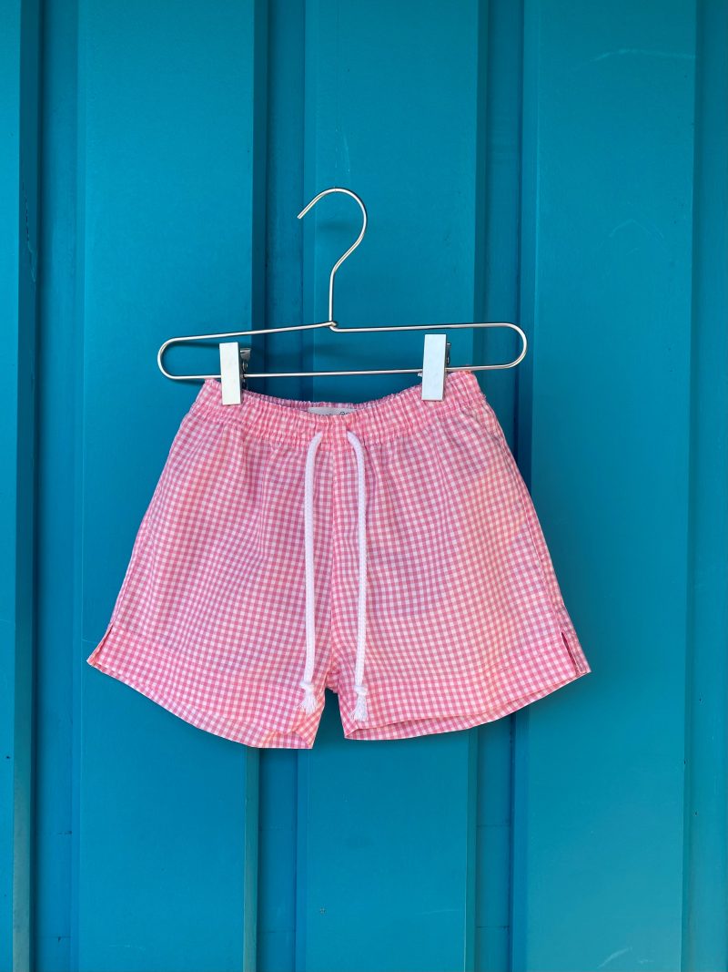 Bermuda vichy rosa
