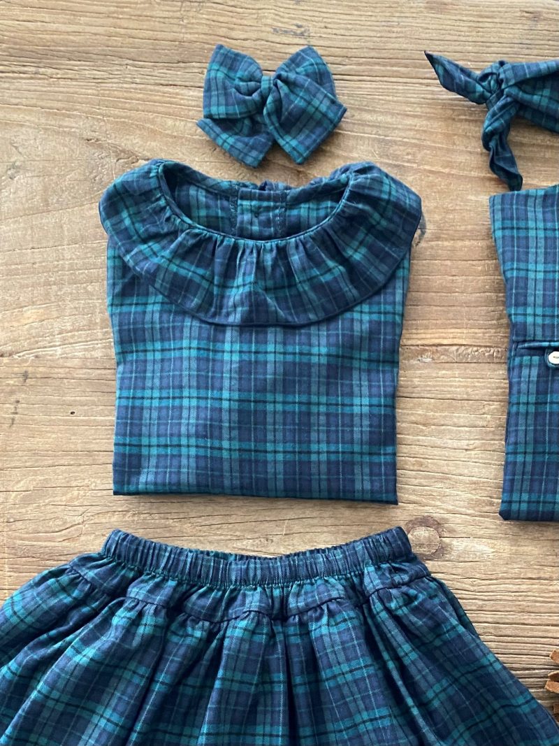 Blusa tartan marino