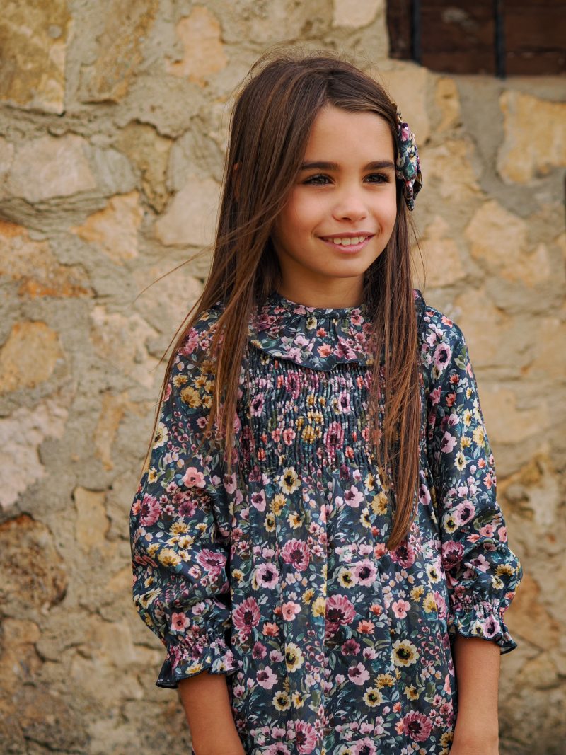Vestido flores grandes