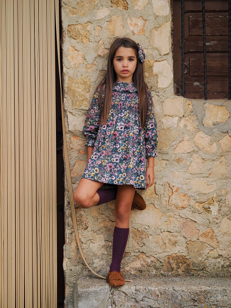 Vestido flores grandes