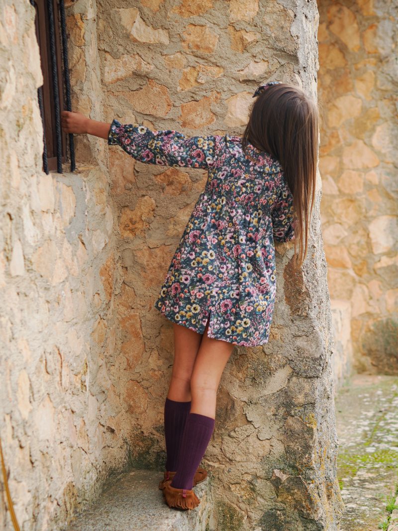 Vestido flores grandes