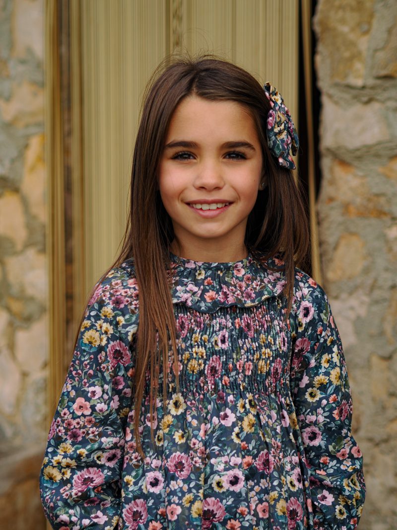 Vestido flores grandes